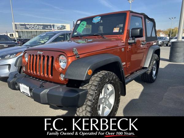 Used 2014 Jeep Wrangler Sport with VIN 1C4AJWAG9EL252822 for sale in Palmyra, NJ