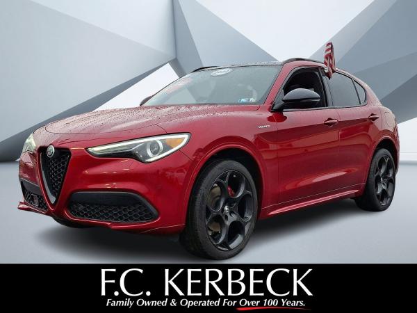 Used 2022 Alfa Romeo Stelvio Ti Veloce with VIN ZASPAKBN0N7D37595 for sale in Palmyra, NJ